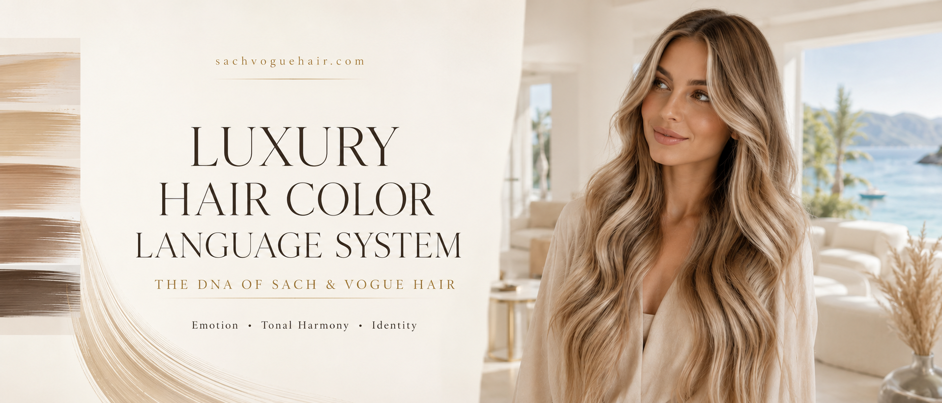 Luxury hair color language system by Sach and Vogue Hair